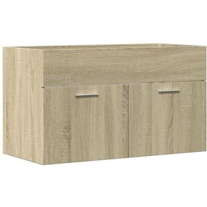 Bathroom Sink Cabinet Sonoma Oak 90x38.5x46 cm Engineered Wood Vidaxl Bathroom Sink Cabinet Sonoma Oak 90x38.5x46 cm Engineered Wood Vidaxl
