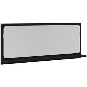 Mirror Shelf Black oak 90 x 10.5 x 37 cm Engineered Wood Vidaxl Mirror Shelf Black oak 90 x 10.5 x 37 cm Engineered Wood Vidaxl