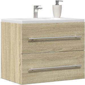 Sink Cabinet Sonoma Oak 60x38.5x48 cm Engineered Wood Vidaxl Sink Cabinet Sonoma Oak 60x38.5x48 cm Engineered Wood Vidaxl