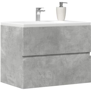 Bathroom Cabinet Concrete Grey 60x38.5x45 cm Engineered Wood vidaXL Bathroom Cabinet Concrete Grey 60x38.5x45 cm Engineered Wood vidaXL
