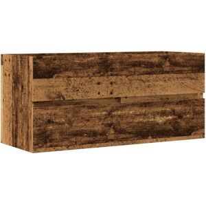 Sink Cabinet Old Wood 100x38.5x45 cm Engineered Wood Vidaxl Sink Cabinet Old Wood 100x38.5x45 cm Engineered Wood Vidaxl