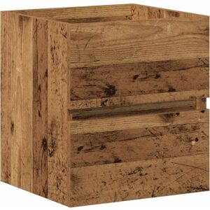 Sink Cabinet Old Wood 41x38.5x45 cm Engineered Wood Vidaxl Sink Cabinet Old Wood 41x38.5x45 cm Engineered Wood Vidaxl