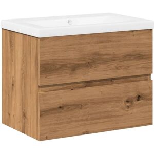 vidaXL Artisan Oak Sink Cabinet - 61x39.5x49 cm Bathroom Storage Unit vidaXL Artisan Oak Sink Cabinet - 61x39.5x49 cm Bathroom Storage Unit