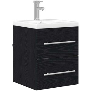 Bathroom Sink Cabinet with Drawer Black Oak 41 x 38.5 x 48 cm vidaXL Bathroom Sink Cabinet with Drawer Black Oak 41 x 38.5 x 48 cm vidaXL