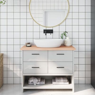 vidaXL Bathroom Countertop 100x30x4 cm - Bathroom Vanity Top vidaXL Bathroom Countertop 100x30x4 cm - Bathroom Vanity Top