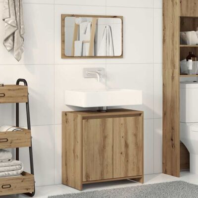 vidaXL Artisan Oak Bathroom Furniture Set - Bathroom Set vidaXL Artisan Oak Bathroom Furniture Set - Bathroom Set