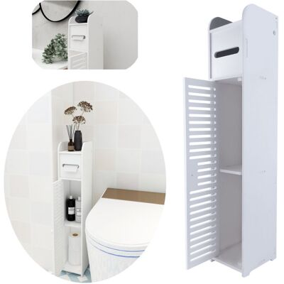 Dayplus - Modern Wooden Bathroom Shelf Cabinet Cupboard Bedroom Storage Unit Free Standing Dayplus - Modern Wooden Bathroom Shelf Cabinet Cupboard Bedroom Storage Unit Free Standing