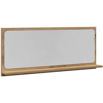 vidaXL Bathroom Mirror Artisan Eiche - 90x10.5x37cm Bathroom Mirror vidaXL Bathroom Mirror Artisan Eiche - 90x10.5x37cm Bathroom Mirror