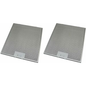 Ufixt - 2 x Universal Cooker Hood Metal Grease Filter 295mm x 356mm