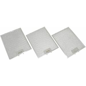 Ufixt - 3 x Candy Universal 320 x 260 mm Metal Cooker Hood grease filter