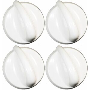 UFIXT Belling 300 Series Compatible White Oven Cooker Hob Control Knob Pack of 4