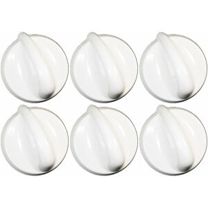 UFIXT Belling 300 Series Compatible White Oven Cooker Hob Control Knob Pack of 6