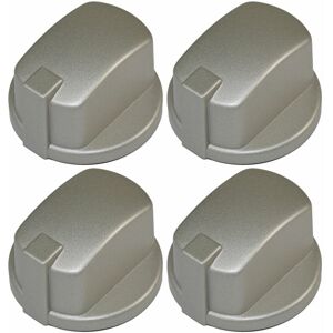 UFIXT Indesit Compatible Oven Cooker Hob Control Knob Inox Pack of 4