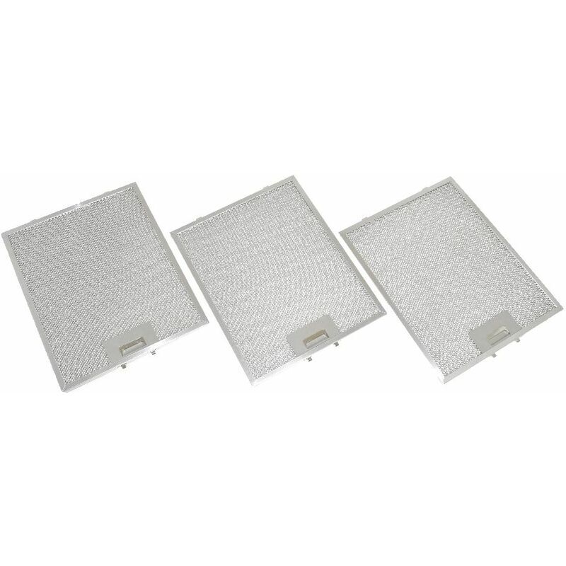 Ufixt - 3 x Comet Universal 320 x 260 mm Metal Cooker Hood grease filter