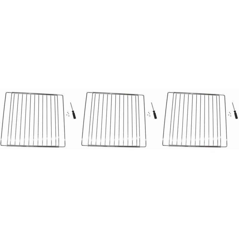 UFIXT 3 x Universal Oven Cooker Grill Shelf Grid Rack Fits Beko, Belling and Bosch