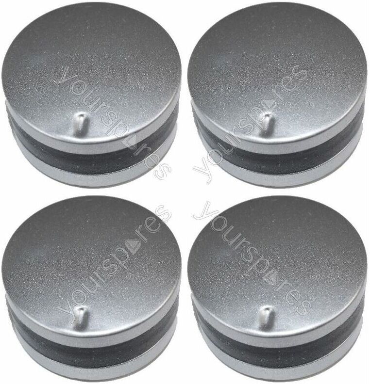 UFIXT 4 x Howdens Lamona Cooker Knob Oven Switch Silver And Black 3 o Clock Type