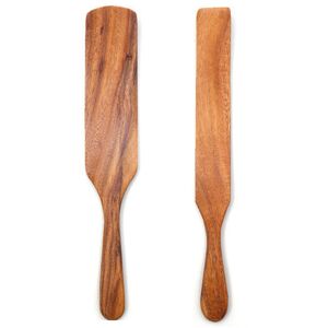 PESCE 3 piece wooden kitchen cookware set with spatula + spatula + blade Spatula 34cm+ scraper 28cm+ blade