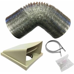 S.I.A SIA D7 Universal Kitchen Cooker Hood Extractor Fan Ducting Vent Kit 150mm x 3m