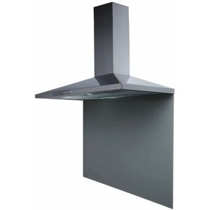 S.I.A Sia SP100GY 100cm x 75cm Grey Toughened Glass Kitchen Splashback