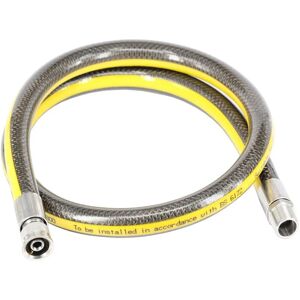 SPARES2GO Universal Oven Cooker Gas Supply Pipe Hose Bayonet 4ft x 1/2