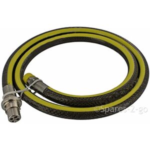 SPARES2GO Universal Oven Cooker Gas Supply Pipe Hose Bayonet Straight lpg 5ft x 1/2