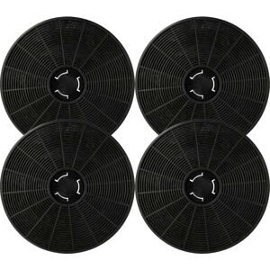 4x Activated Carbon Filter Replacement for Klarstein 10035386 for Extractor Hood - 16 cm - Vhbw