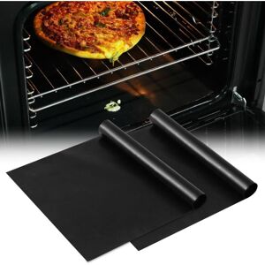 Cyslmuk - 2 Pack Universal Oven Liners - 40 x 50 cm - Non-Stick Heavy Duty Oven Liners - Home Accessories & Kitchen Accessories - Fits Most Ovens &