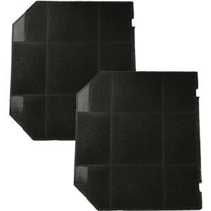 vhbw 2x Activated Carbon Filter compatible with AEG X79263MV1, X79264MV10, X79263MV0, X86264MG1, X89264MI10 Extractor Hood - 26.5 x 23.7 x 1.6 cm