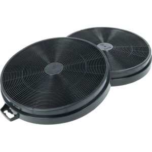 2x Activated Carbon Filter compatible with Whirlpool cp 120 dxixop 2BNV, cp 120 ixbnv 1C, cp 120 sxixop 2BNV Extractor Hood - 20.2 cm - Vhbw