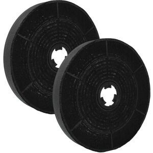 2x Universal Activated Carbon Filter for various Extractor Hoods - 16 cm - Vhbw
