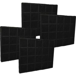 vhbw 4x Activated Carbon Filter compatible with Electrolux 94205126800, 94205139500, 942051015, 942051017, 942051381, 942051382 Extractor Hood