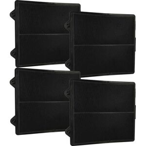 4x Activated Carbon Filter compatible with Electrolux EFC9725, EFC9720AL, EFC9720.1, EFC9710AL, EFC9710.1, EFC9710-2X Extractor Hood - Vhbw
