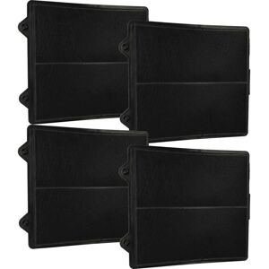 Vhbw - 4x Activated Carbon Filter compatible with Electrolux EFC9830.1X, EFC9830.1, EFC9830, EFC9810.1X, EFC9810.1, EFC9810, EFC9780X Extractor Hood