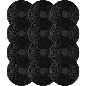 12x Activated Carbon Filter Replacement for Respekta MIZ0023N, MIZ0023NA1, MIZ0023 for Extractor Hood - 17.5 cm - Vhbw 12x Activated Carbon Filter Replacement for Respekta MIZ0023N, MIZ0023NA1, MIZ0023 for Extractor Hood - 17.5 cm - Vhbw