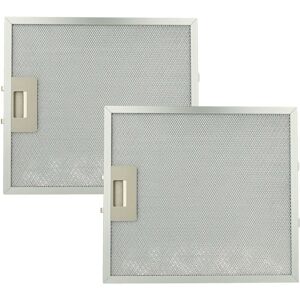 Bauknecht Filter - 2x Metal Grease Filter - Silver - Cooker Hood Bauknecht Filter - 2x Metal Grease Filter - Silver - Cooker Hood