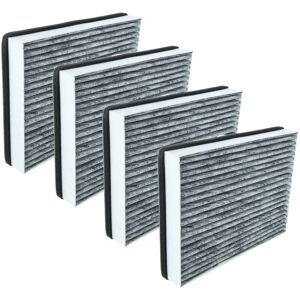 vhbw 4x Activated Carbon Filter Replacement for Miele 20228038, DKF 36-P for Extractor Hood vhbw 4x Activated Carbon Filter Replacement for Miele 20228038, DKF 36-P for Extractor Hood