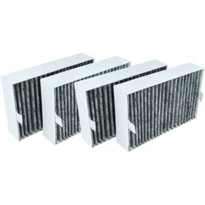 vhbw 4x Activated Carbon Filter Replacement for Miele 28996433EU1, 11793450, DKF 31-P for Extractor Hood vhbw 4x Activated Carbon Filter Replacement for Miele 28996433EU1, 11793450, DKF 31-P for Extractor Hood