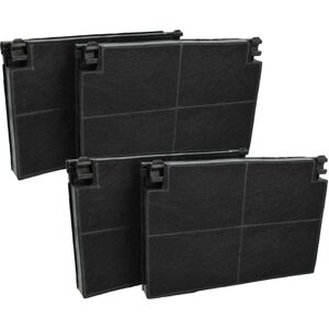 4x Activated Carbon Filter Replacement for Zanussi EFF55, E3CFF55, 9029800621, 902980062, 8718868949646, 50232980008 for Extractor Hood - Vhbw 4x Activated Carbon Filter Replacement for Zanussi EFF55, E3CFF55, 9029800621, 902980062, 8718868949646, 50232980008 for Extractor Hood - Vhbw