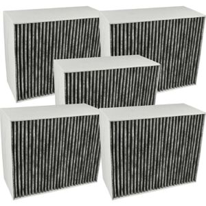 5x Activated Carbon Filter Replacement for Siemens LZ56600, LZ56200 for Extractor Hood - 22.7 x 18.9 x 10 cm - Vhbw 5x Activated Carbon Filter Replacement for Siemens LZ56600, LZ56200 for Extractor Hood - 22.7 x 18.9 x 10 cm - Vhbw