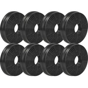 vhbw 8x Activated Carbon Filter Replacement for Respekta MIZ0058N, MIZ0058 for Extractor Hood - 10.5 cm vhbw 8x Activated Carbon Filter Replacement for Respekta MIZ0058N, MIZ0058 for Extractor Hood - 10.5 cm