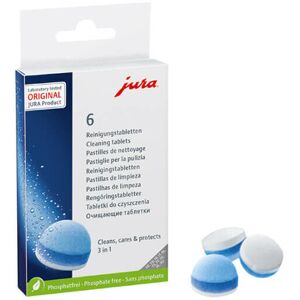 Pack of 6 3-Phase Cleaning Tablets - Jura