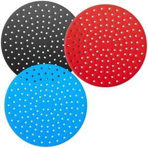 Tlily - Reusable Silicone Air Fryer Liners, Easy Clean Air Fryer Accessories, Non Stick, AirFryer Accessory Replacement Basket