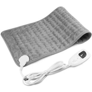 Neige - Electric Heating Pad, Back Pain, Muscle Pain Relief Heating Pad, Silver Grey, l