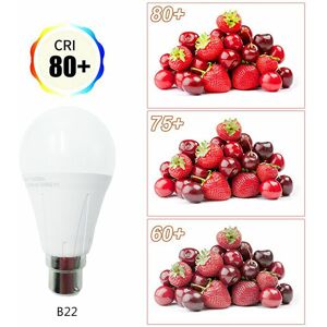 EXTRASTAR 12W led A60 Ball Bulb Warm White 3000K B22 (Pack of 6)