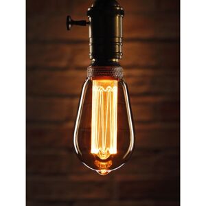 Auraglow - Mysa led Light Bulb – Vintage Retro Rustic Edison Style Decorative Energy Efficient Filament E27 Screw ST64 Classic Shape