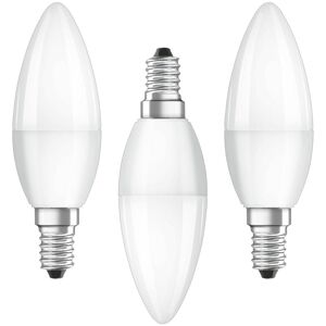 Litecraft - Light Bulb 4.9W E14 Small Edison Screw Candle Warm White led - 3 Pack