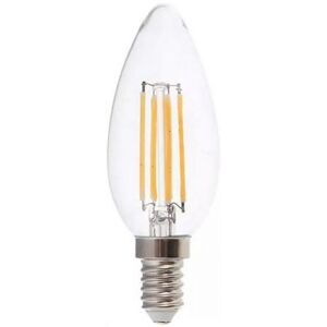 Light Bulb 6 Watt E14 Small Edison Screw Candle Daylight led - Clear - Litecraft