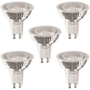 Litecraft - Light Bulb GU10 4.5W led Cool White Dimmable Fitting - 5 Pack