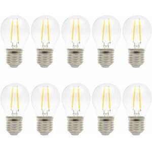 Héloise - 10 Pack E27 led Filament Light Bulbs 2W Vintage Edison Bulb Energy Saving Edison led Warm White 2700K Retro Light Bulbs ac 220V