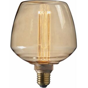 Loops - 2.5W E27 led Light Bulb - Amber Tinted Glass Lamp - Anti Glare led - Warm White